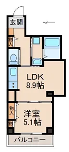 フルハウス黒田Ⅱ【2階】の間取り