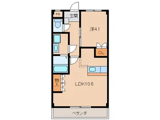 和歌山県和歌山市平井【アパート】の間取り