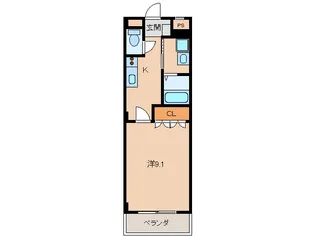 和歌山県和歌山市北島【マンション】の間取り