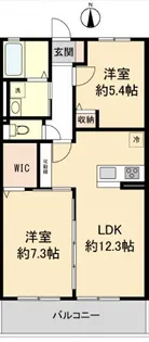カレント【2階】の間取り