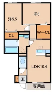 和歌山県有田郡有田川町大字天満【アパート】の間取り