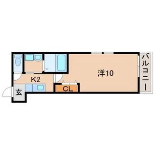 和歌山県和歌山市木広町4丁目【アパート】の間取り