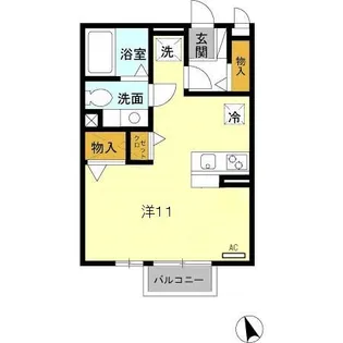 アークハイツ【2階】の間取り