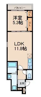 和歌山県和歌山市木広町2丁目【アパート】の間取り