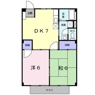 和歌山県有田市宮崎町【アパート】の間取り