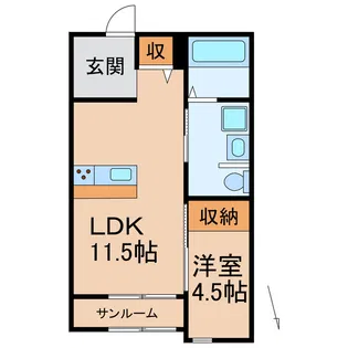KOYA430【2階】の間取り