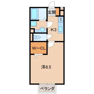 ビヤン リズム【2階】の間取り