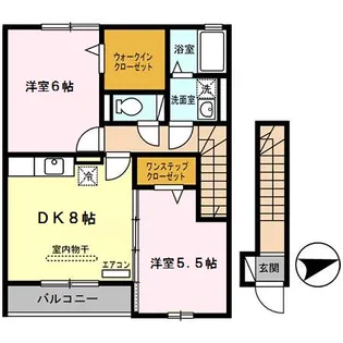 ルーチェモルト【2階】の間取り