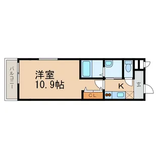 和歌山県和歌山市黒田【アパート】の間取り