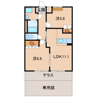 和歌山県橋本市神野々【アパート】の間取り