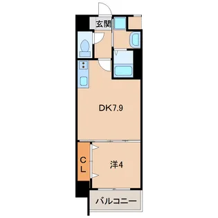 和歌山県和歌山市友田町5丁目【マンション】の間取り