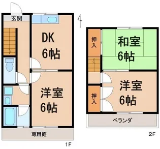 ハイツ千旦の間取り