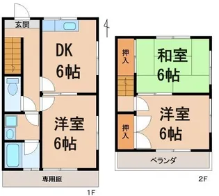 ハイツ千旦の間取り