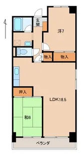 プレミール市駅【5階】の間取り