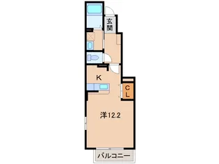 和歌山県和歌山市雄松町2丁目【アパート】の間取り