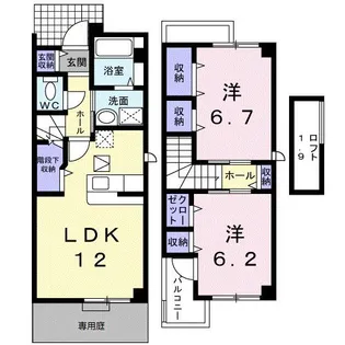 サンワードⅠの間取り