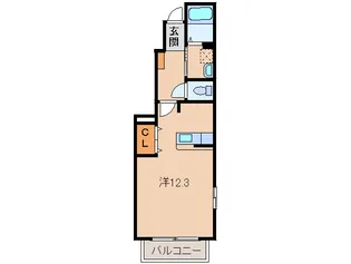 和歌山県和歌山市西浜2丁目【アパート】の間取り