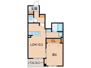 和歌山県和歌山市有本【アパート】の間取り