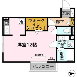 ネオハウス パティオ【2階】の間取り