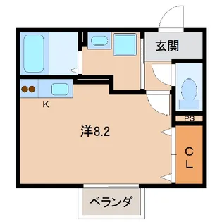 グランディールM【2階】の間取り