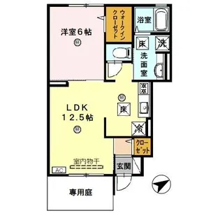 和歌山県和歌山市松江東4丁目【アパート】の間取り