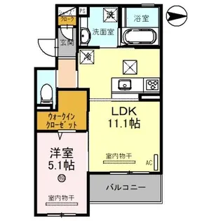 和歌山県和歌山市東高松2丁目【アパート】の間取り
