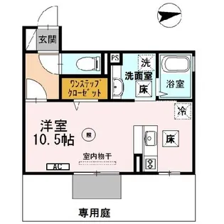 和歌山県和歌山市材木丁【アパート】の間取り