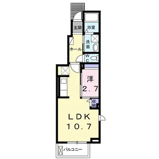 和歌山県和歌山市梶取【アパート】の間取り