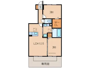 和歌山県和歌山市塩屋5丁目【アパート】の間取り