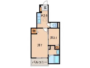 ソラーナ【1階】の間取り