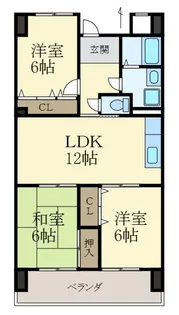 3LDKの間取り画像
