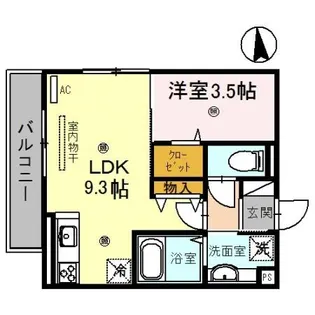 和歌山県和歌山市北新博労町【アパート】の間取り
