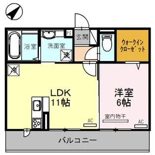 イゾラ ルーチェ【2階】の間取り