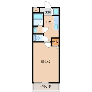 和歌山県和歌山市太田【アパート】の間取り