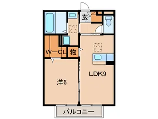 フェリーチェ小雑賀 B棟【1階】の間取り