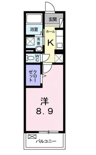 和歌山県岩出市中黒【マンション】の間取り