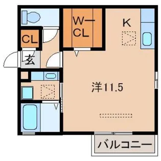 和歌山県和歌山市福島【アパート】の間取り