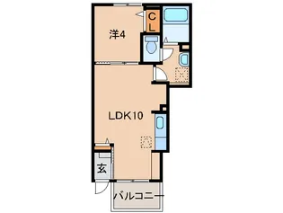 セボージャ【1階】の間取り