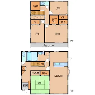 和歌山県橋本市三石台4丁目【一戸建】の間取り