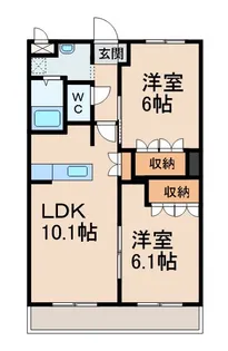 和歌山県和歌山市杭ノ瀬【アパート】の間取り