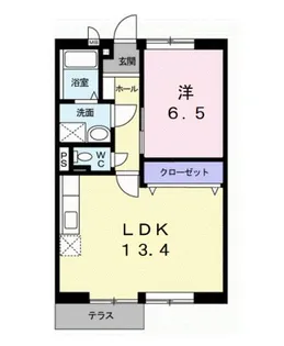 和歌山県岩出市山【アパート】の間取り