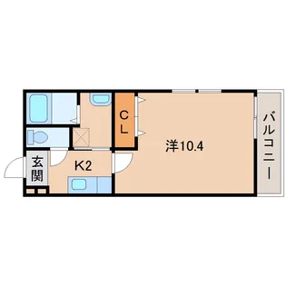 和歌山県和歌山市寄合町【アパート】の間取り