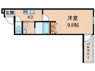 和歌山県和歌山市新通3丁目【アパート】の間取り