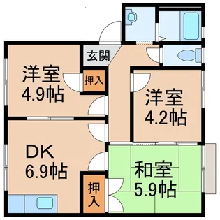 グラン・ファーム【1階】の間取り