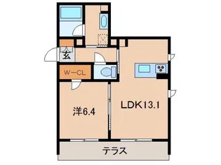 和歌山県和歌山市柳丁【マンション】の間取り