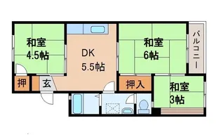 メゾンクルール【3階】の間取り