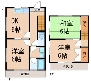 ハイツ千旦の間取り