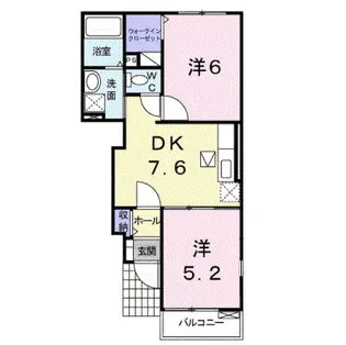 和歌山県有田市港町【アパート】の間取り