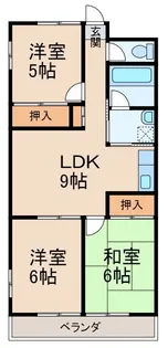 ハイツ太田(岡公園BL)【2階】の間取り