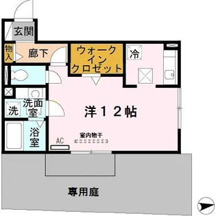 和歌山県和歌山市中島【アパート】の間取り